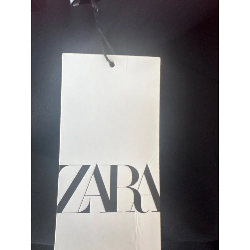 2/$30 ZARA Black Small Sleeveless Ruched Mini Dress NWT - Picture 14 of 16